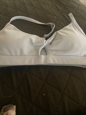 Everyday Light Gray Sports Bra — Soft Support Bralette